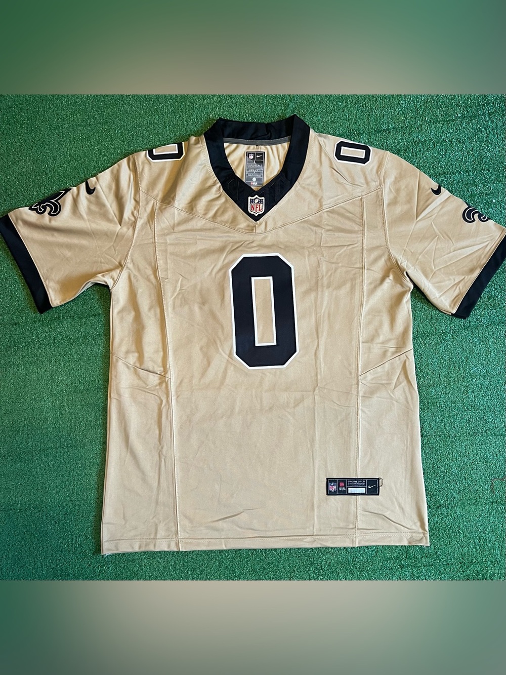 New Orleans Saints Jordyn Tyson Beige Jersey 
Adult Large